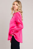 pink satin top for valentines day