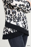 Black and White Leopard Top - Aunt Lillie Bells