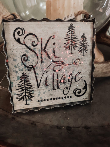 Ski Village Ornaments