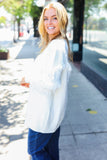 ivory fringe cardigan sweater