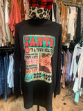 Santa Christmas tee in our boutique