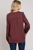 cotton peasant top for your casual weekend