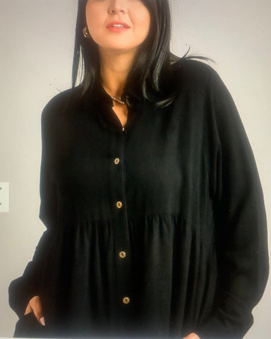 black plus size work shirt