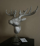 Glitter Reindeer Tree Topper