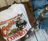 western tee, the original coors Cowboy