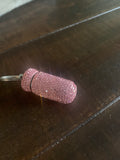 pink rhinestone pill box makes a great stocking stuffer