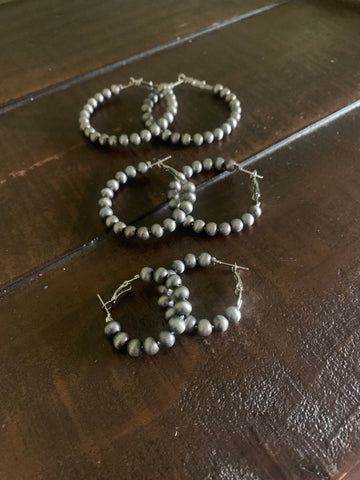 faux navajo pearl earrings for your western wear