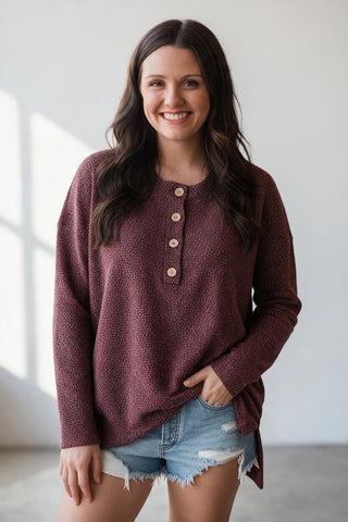 burgundy fall top