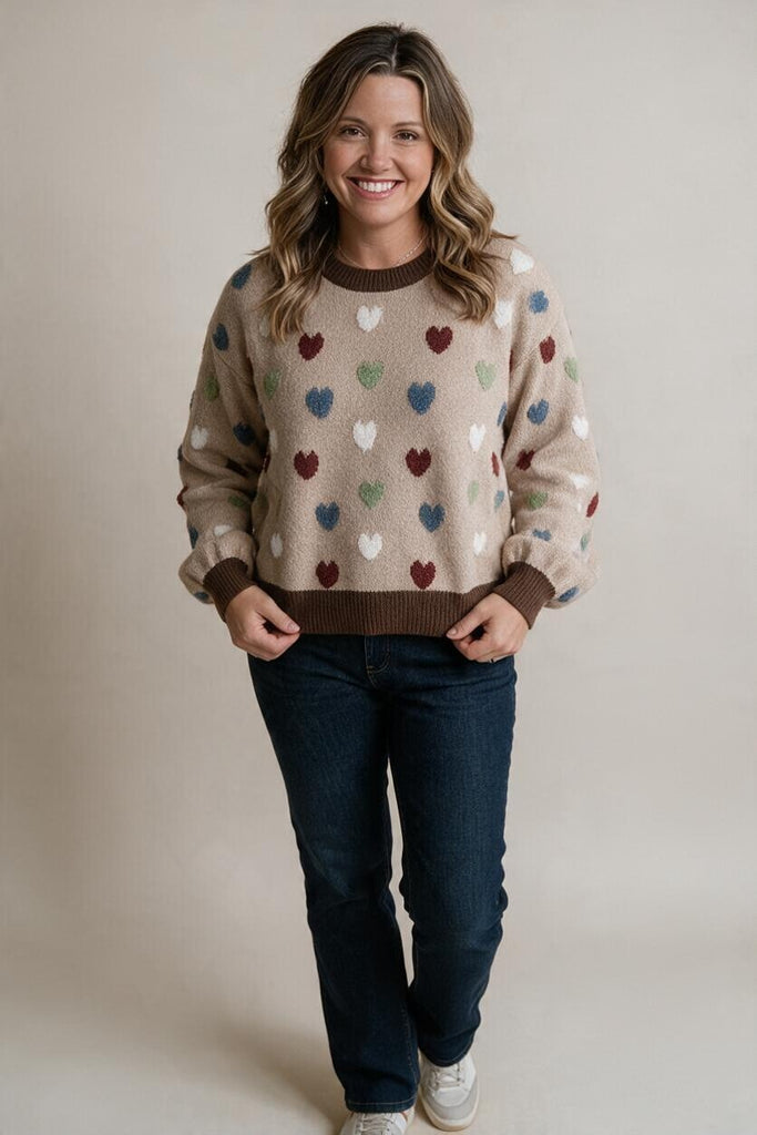 heart sweater