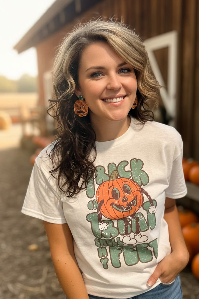 trick or treat graphic tee