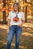 pumpkin witch halloween tee