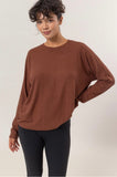 fall top with dolman sleeves