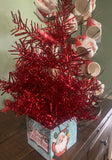 Tinsel Tree in Retro Gift Box