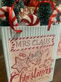 Vintage Christmas ornament, Mrs. Claus Christmas cookies