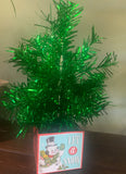 Tinsel Tree in Retro Gift Box