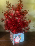 Tinsel Tree in Retro Gift Box