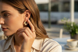pearl hoop earrings