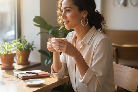 Faux Navajo Pearl earrings
