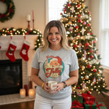 feelin jolly christmas santa tee in our boutique