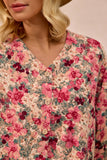 Floral Corduroy Top