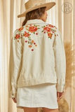 ivory corduroy jacket for spring or fall