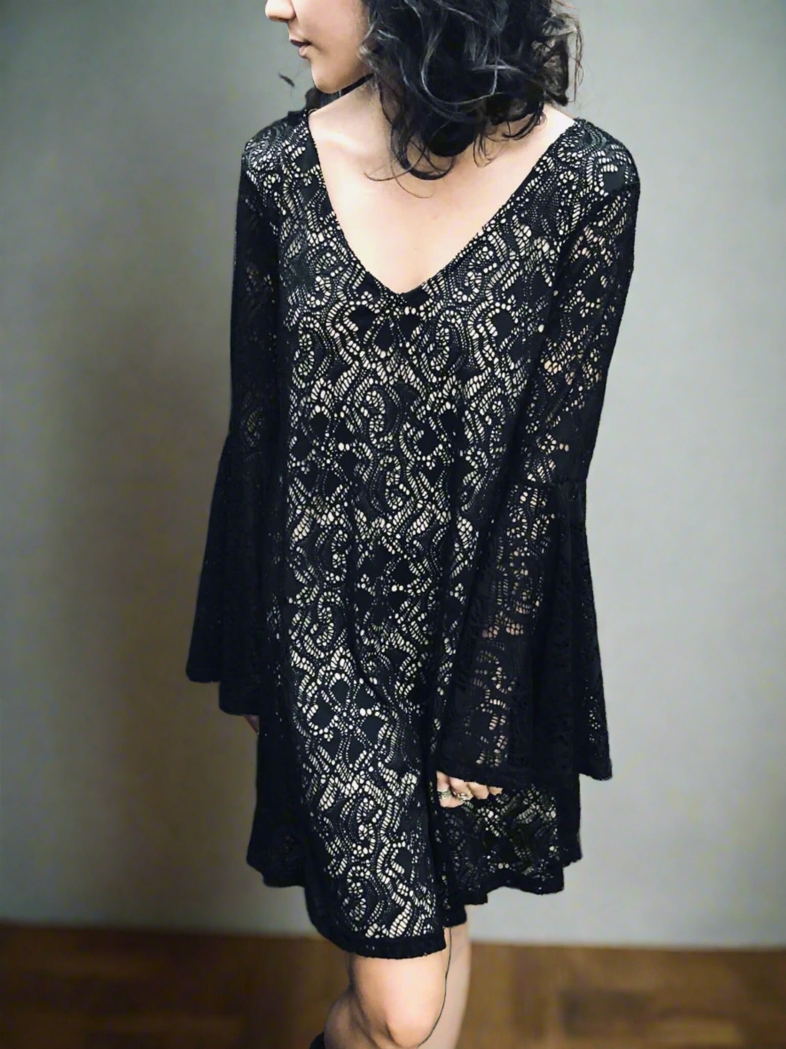 Black Lace Dress - Small Black Lace Dress - Small