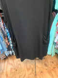 black plus size party dress