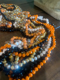 fall colored beads