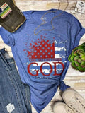 one nation under God graphic tee in our online store aunt lillie bells a tee great for the fourth of july
