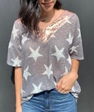 star and sequin top