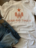 whataburger graphic tee come and take it