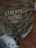 liberty and justice for all tshirt