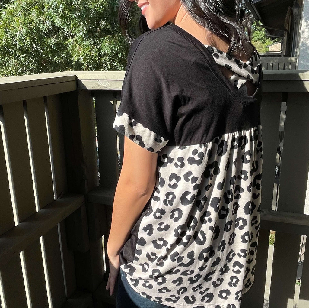 black and leopard top in our boutique aunt lillie bells